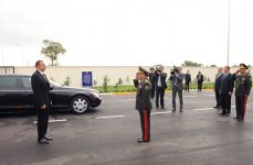 Prezident İlham Əliyev Qubada Daxili Qoşunların "N" saylı hərbi şəhərciyinin açılışında iştirak edib (FOTO)