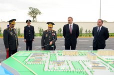 Prezident İlham Əliyev Qubada Daxili Qoşunların "N" saylı hərbi şəhərciyinin açılışında iştirak edib (FOTO)