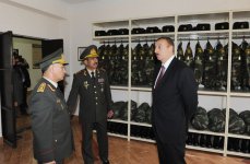 Prezident İlham Əliyev Qubada Daxili Qoşunların "N" saylı hərbi şəhərciyinin açılışında iştirak edib (FOTO)