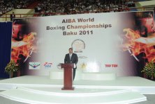 İlham Əliyev Bakıda boks üzrə dünya çempionatının təntənəli açılış mərasimində iştirak edib (FOTO)