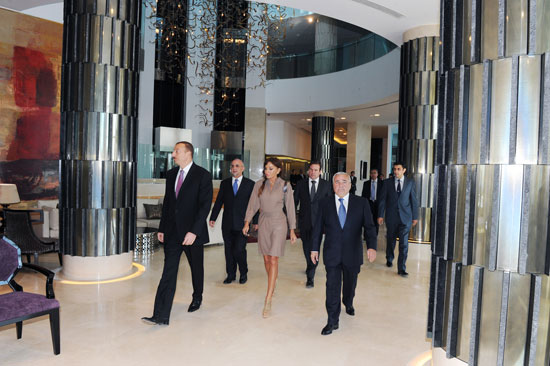 Prezident İlham Əliyev: "Hilton" otellər şəbəkəsinin Azərbaycanda fəaliyyətə başlaması çox əlamətdar bir hadisədir (FOTO)