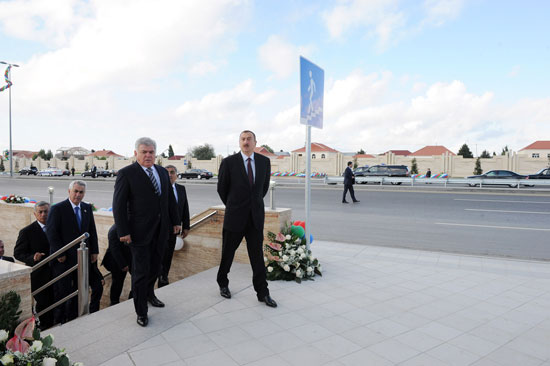 Azərbaycan Prezidenti yeraltı piyada keçidlərinin və Mərdəkan qovşağının açılışında iştirak edib (ƏLAVƏ OLUNUB) (FOTO)