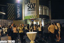Bakıda yeni "YARAT müasir incəsənət məkanı" QHT-nin təşkil etdiyi "Ön söz" sərgisi açılıb (FOTO)