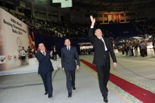 Azərbaycan Prezidenti və onun xanımı dünya üzrə boks çempionatının final mərhələsinin qarşılaşmalarını izləyiblər (FOTO)