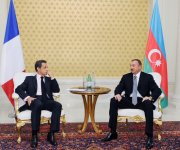 Azərbaycan və Fransa prezidentlərinin təkbətək görüşü olub