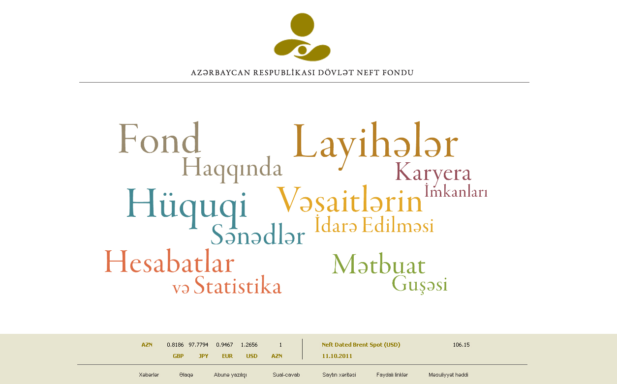 Azərbaycan Dövlət Neft Fondu saytını yenilədib