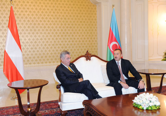 Azərbaycan və Avstriya prezidentlərinin təkbətək görüşü olub (FOTO)