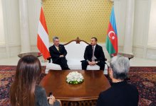 Azərbaycan və Avstriya prezidentlərinin təkbətək görüşü olub (FOTO)