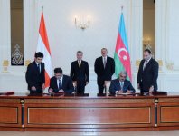 Azərbaycan və Avstriya arasında üç sənəd imzalanıb (FOTO)