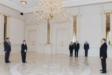 İlham Əliyev Böyük Britaniya və Şimali İrlandiya Birləşmiş Krallığının səfirinin etimadnaməsini qəbul edib