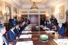 Mehriban xanım Əliyeva İtaliya-Azərbaycan parlamentlərarası dostluq qrupunun üzvləri ilə görüşüb (FOTO)