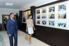 Heydər Əliyev Fondunun prezidenti Mehriban Əliyeva Fondun təşəbbüsü ilə Xəzər rayonunda inşa olunmuş bir neçə obyektin açılışlarında iştirak edib (FOTO)