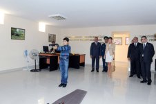 Heydər Əliyev Fondunun prezidenti Mehriban Əliyeva Fondun təşəbbüsü ilə Xəzər rayonunda inşa olunmuş bir neçə obyektin açılışlarında iştirak edib (FOTO)