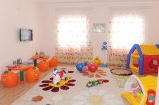 Heydər Əliyev Fondunun prezidenti Mehriban Əliyeva Fondun təşəbbüsü ilə Xəzər rayonunda inşa olunmuş bir neçə obyektin açılışlarında iştirak edib (FOTO)