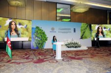 Leyla Əliyeva: Azərbaycanda ətraf mühitin qorunması məsələsinə xüsusi diqqət yetirilir (FOTO)