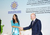 Leyla Əliyeva: Azərbaycanda ətraf mühitin qorunması məsələsinə xüsusi diqqət yetirilir (FOTO)