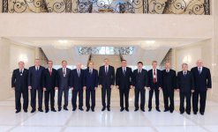 İlham Əliyev MDB Təhlükəsizlik və Xüsusi Xidmət Orqanları Rəhbərləri Şurasının nümayəndələrini qəbul edib