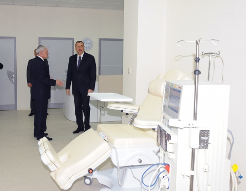 Azərbaycan Prezidenti Ağdaş rayon mərkəzi xəstəxanasının açılışında iştirak edib (FOTO)