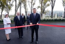 Azərbaycan Prezidenti Ağdaş rayon mərkəzi xəstəxanasının açılışında iştirak edib (FOTO)