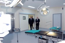 Azərbaycan Prezidenti Ağdaş rayon mərkəzi xəstəxanasının açılışında iştirak edib (FOTO)