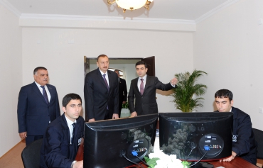 Prezident İlham Əliyev Ağsuda bir sıra obyektlərin açılışında iştirak edib (FOTO)