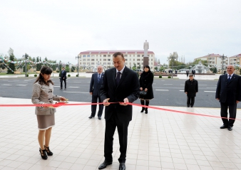 Azərbaycan Prezidenti Ucarda Heydər Əliyev Mərkəzinin açılışında iştirak edib (FOTO)
