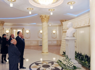 Azərbaycan Prezidenti Ucarda Heydər Əliyev Mərkəzinin açılışında iştirak edib (FOTO)