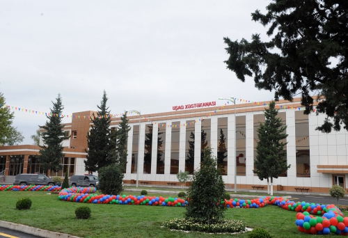Prezident İlham Əliyev Ucar şəhər uşaq xəstəxanasının açılışında iştirak edib (FOTO)