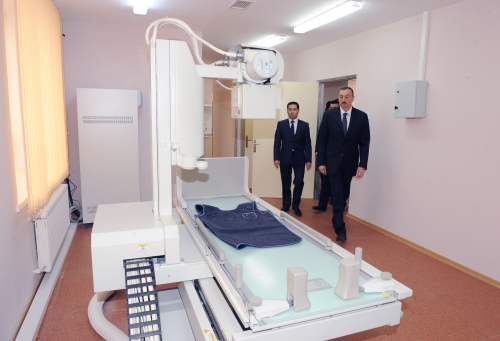 Prezident İlham Əliyev Ucar şəhər uşaq xəstəxanasının açılışında iştirak edib (FOTO)