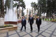 Prezident İlham Əliyev Ağsuda bir sıra obyektlərin açılışında iştirak edib (FOTO)