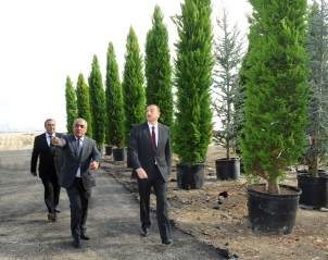 İlham Əliyev Dənizkənarı Milli Parkda "Kiçik Venesiya şəhərciyi" adlanan ərazidəki əsaslı yenidənqurma və bərpa işlərinin gedişi ilə tanış olub (FOTO)