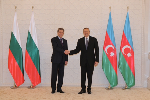 Bolqarıstan Prezidentinin rəsmi qarşılanma mərasimi olub (FOTO)