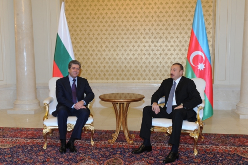 Azərbaycan və Bolqarıstan prezidentlərinin təkbətək görüşü olub (FOTO)