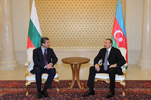 Azərbaycan və Bolqarıstan prezidentlərinin təkbətək görüşü olub (FOTO)