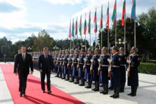 Bolqarıstan Prezidentinin rəsmi qarşılanma mərasimi olub (FOTO)