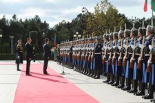 Bolqarıstan Prezidentinin rəsmi qarşılanma mərasimi olub (FOTO)