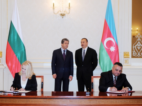 Azərbaycan və Bolqarıstan arasında dörd sənəd imzalanıb (FOTO)