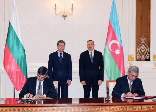 Azərbaycan və Bolqarıstan arasında dörd sənəd imzalanıb (FOTO)