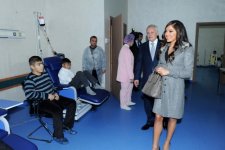 Heydər Əliyev Fondunun vitse-prezidenti Leyla Əliyeva Talassemiya Mərkəzində müalicə olunan uşaqlara baş çəkib (FOTO)