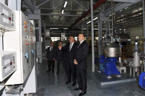 İlham Əliyev qarğıdalı emalı və qlükoza istehsalı müəssisəsinin açılışında iştirak edib (FOTO)