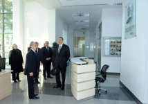İlham Əliyev Oğuz rayon məhkəməsinin inzibati binasının açılışında iştirak edib (FOTO)