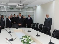 İlham Əliyev Oğuz rayon məhkəməsinin inzibati binasının açılışında iştirak edib (FOTO)
