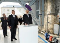 İlham Əliyev qarğıdalı emalı və qlükoza istehsalı müəssisəsinin açılışında iştirak edib (FOTO)