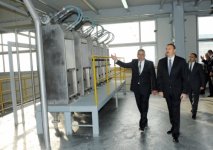 İlham Əliyev qarğıdalı emalı və qlükoza istehsalı müəssisəsinin açılışında iştirak edib (FOTO)