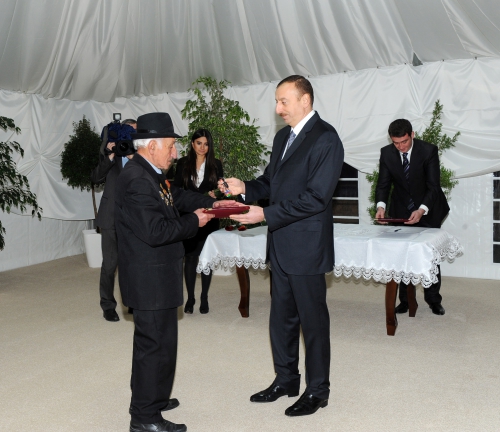 Qəbələdə Qarabağ müharibəsi əlilləri və şəhid ailələri üçün tikilmiş bina istifadəyə verilib (FOTO)