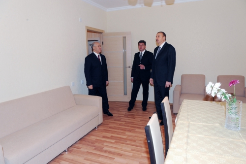 Qəbələdə Qarabağ müharibəsi əlilləri və şəhid ailələri üçün tikilmiş bina istifadəyə verilib (FOTO)