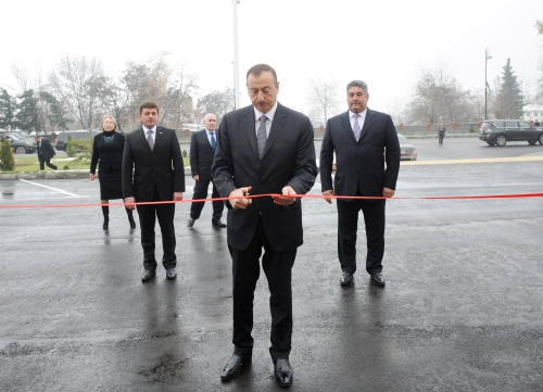 İlham Əliyev Qəbələ Olimpiya İdman Kompleksinin açılışında iştirak edib (FOTO)