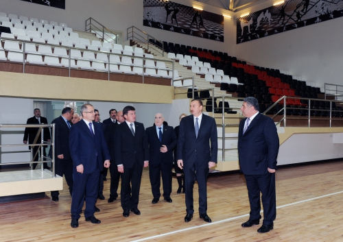 İlham Əliyev Qəbələ Olimpiya İdman Kompleksinin açılışında iştirak edib (FOTO)