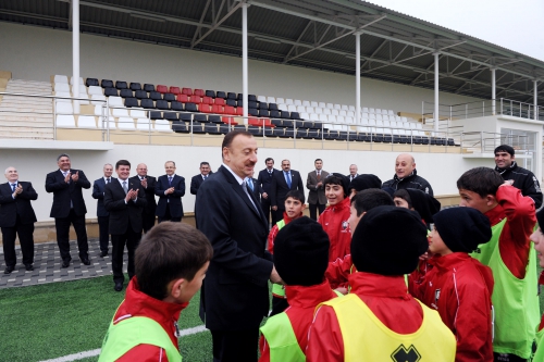 İlham Əliyev Qəbələ Olimpiya İdman Kompleksinin açılışında iştirak edib (FOTO)