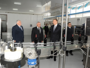Şəki şərab zavodunun açılışı olub (FOTO)